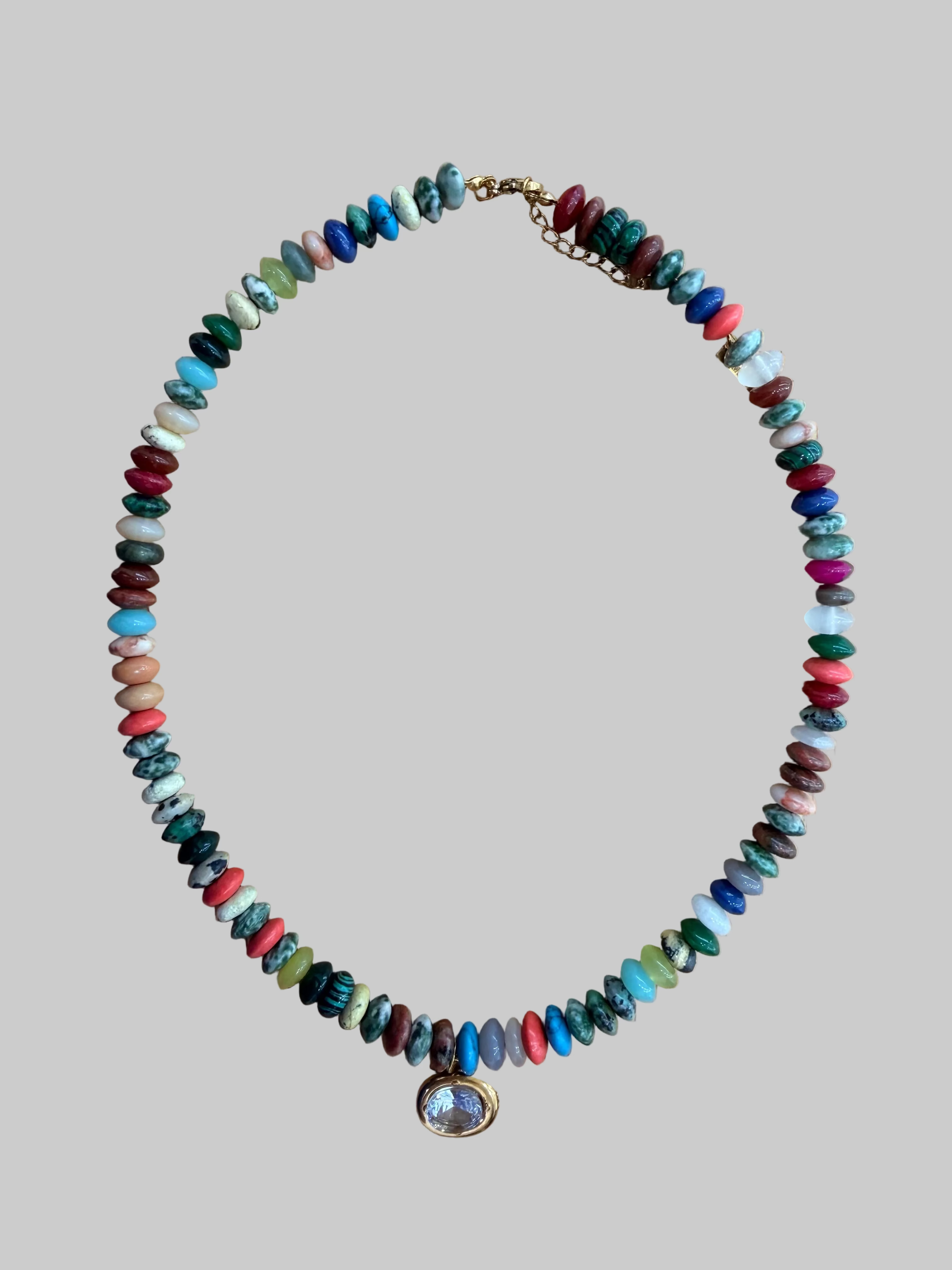 Multicolored beaded necklace

