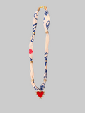 Bandana Heart Necklace