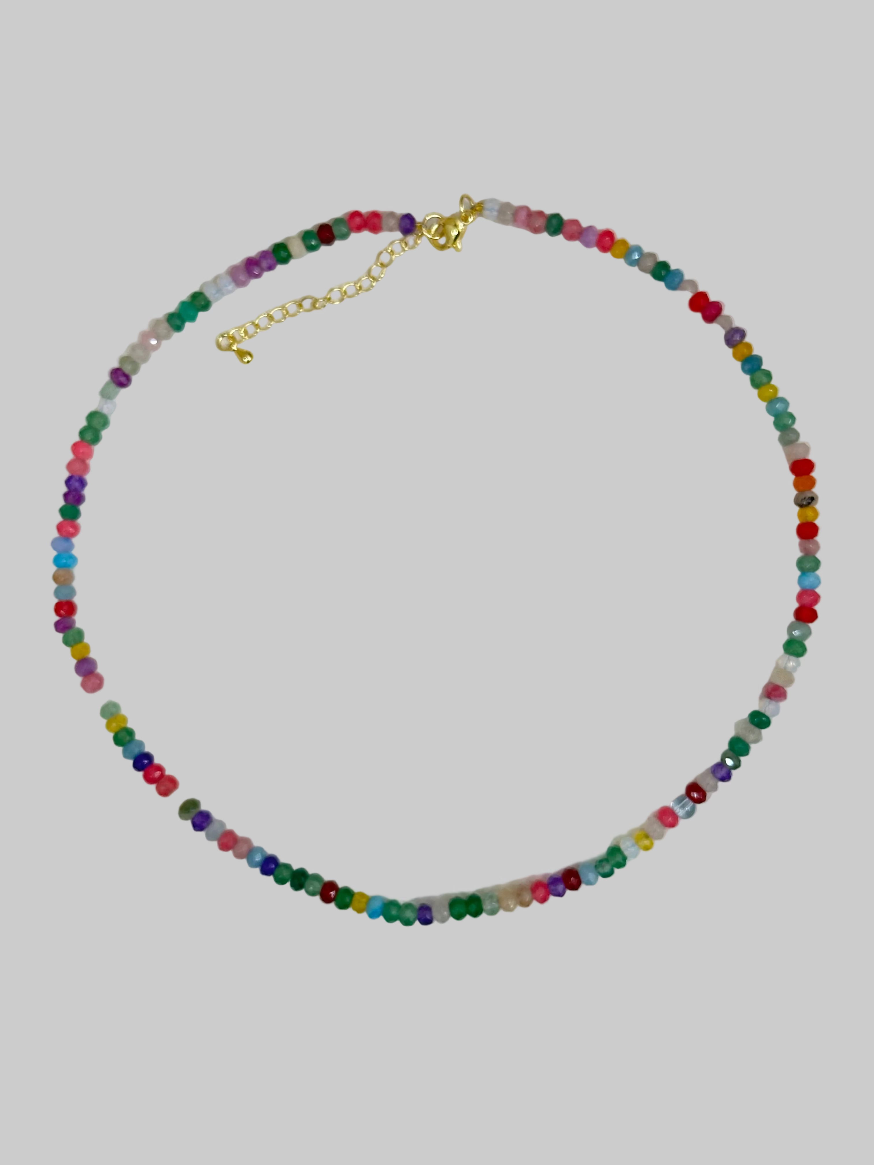 Multicolored beaded necklace 