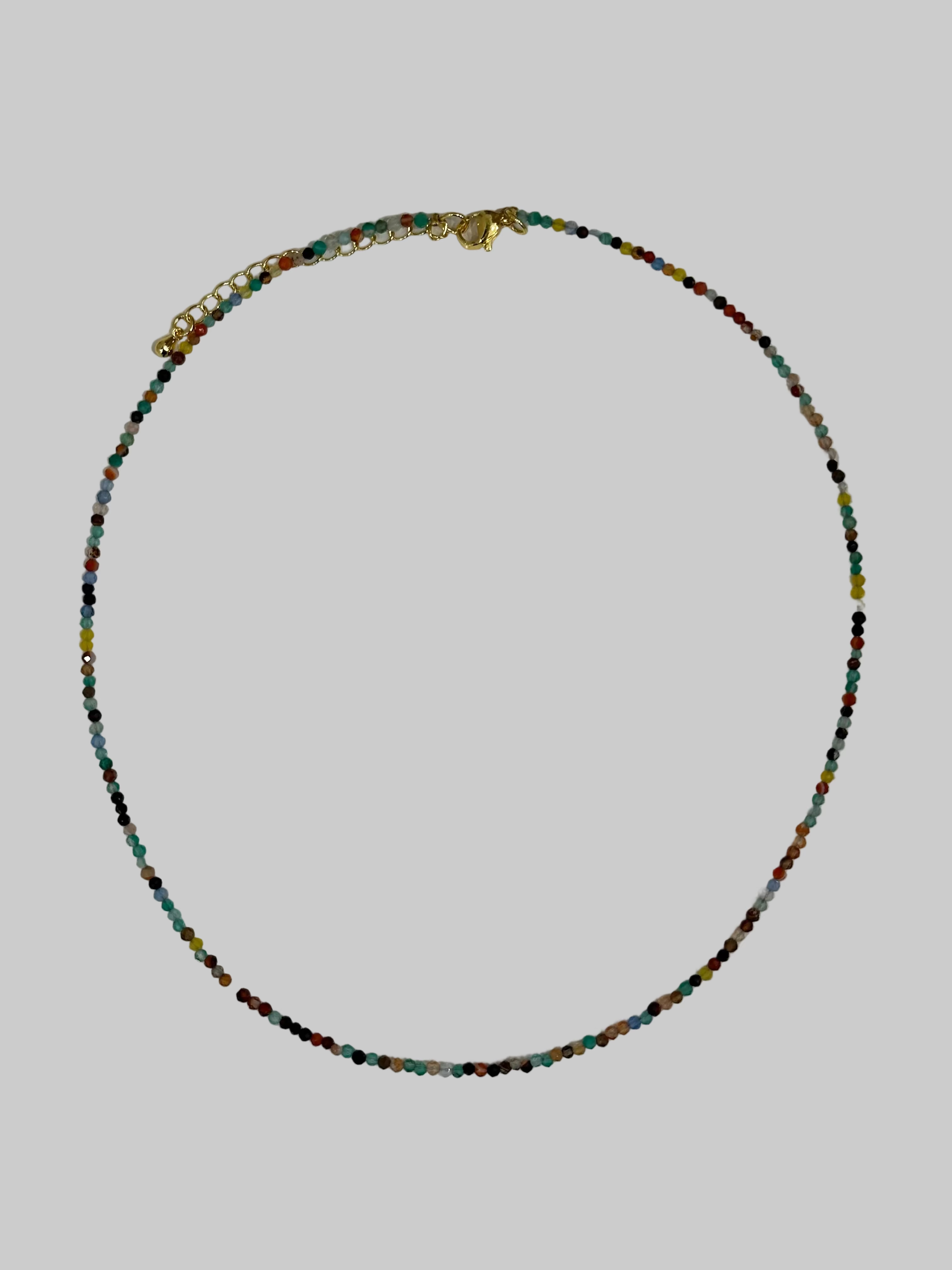 Multicolored beaded necklace