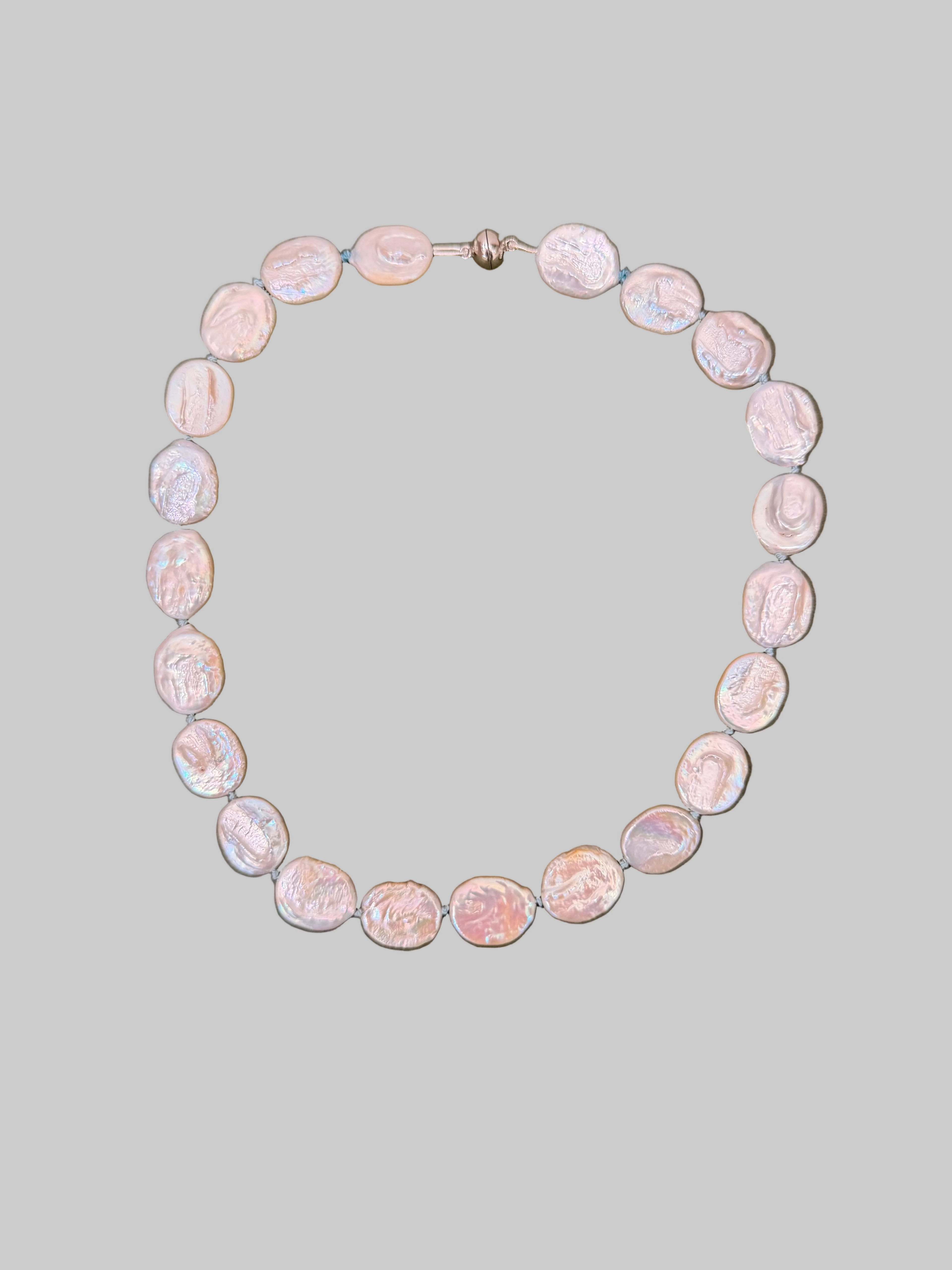 Flat Pearl Necklace
