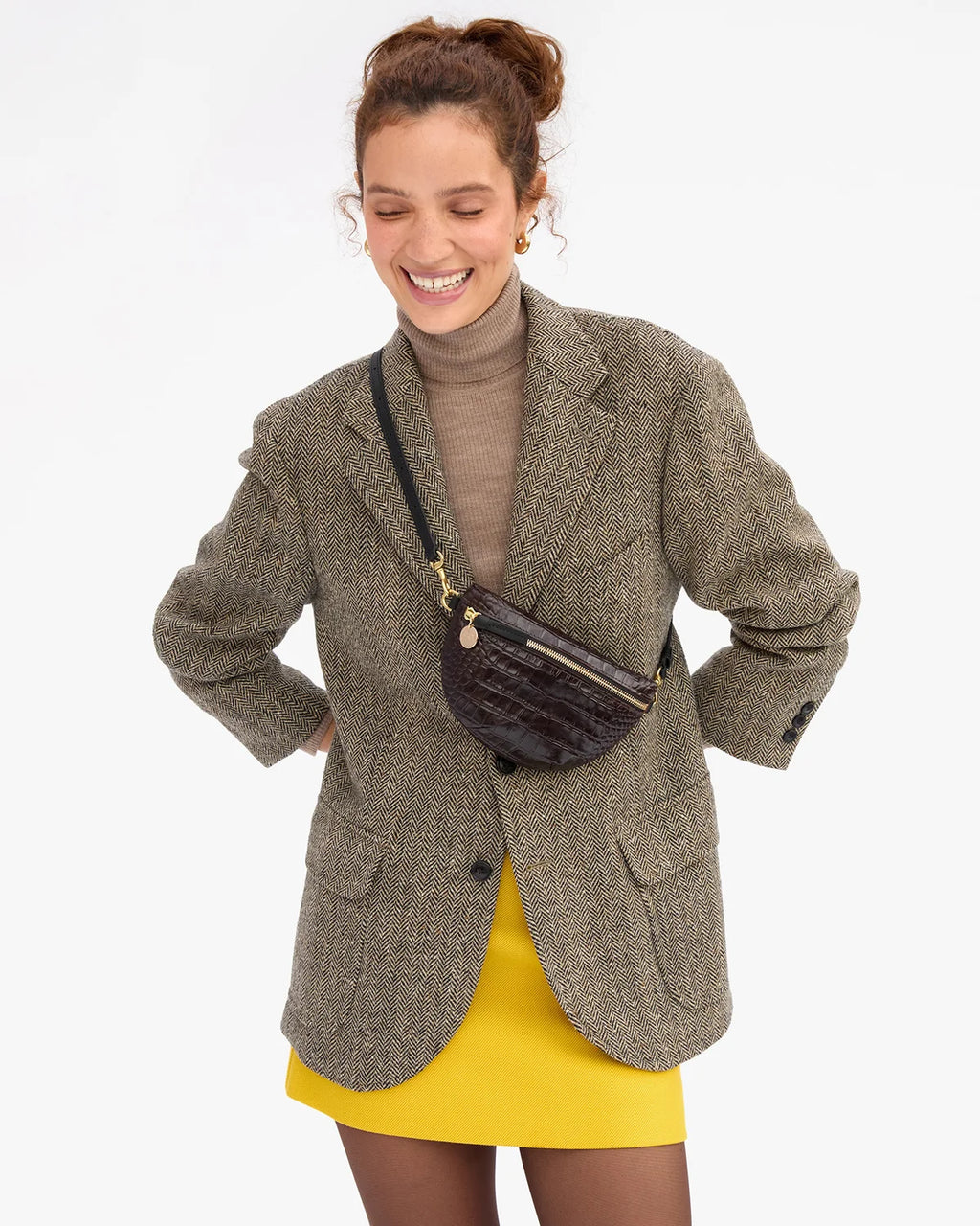 Petite Fanny Embossed Croco