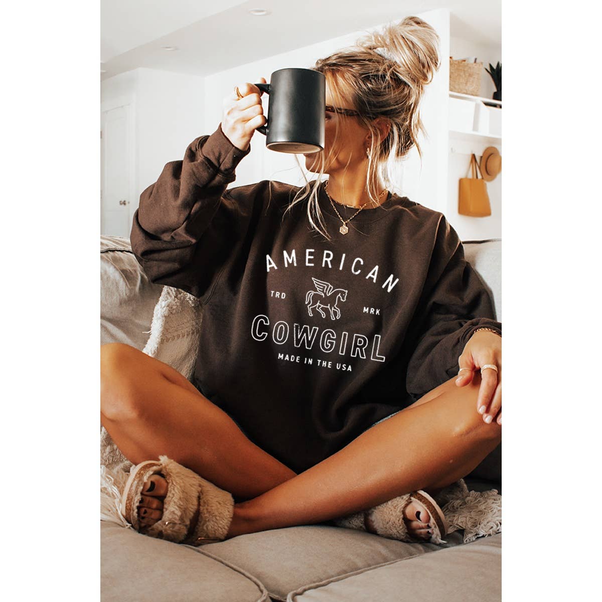 American Cowgirl Vintage Sweatshirt