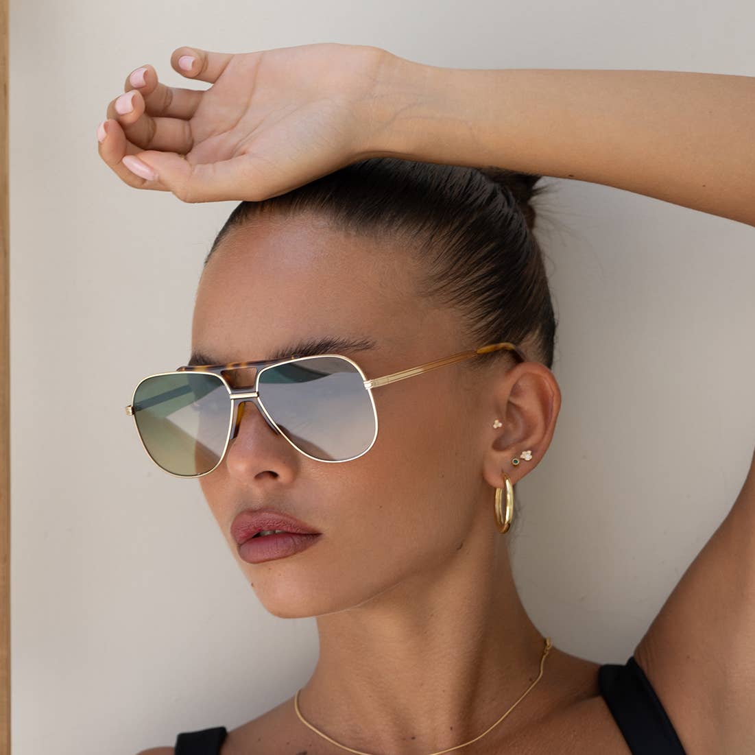 Logan Aviator Unisex Sunglasses