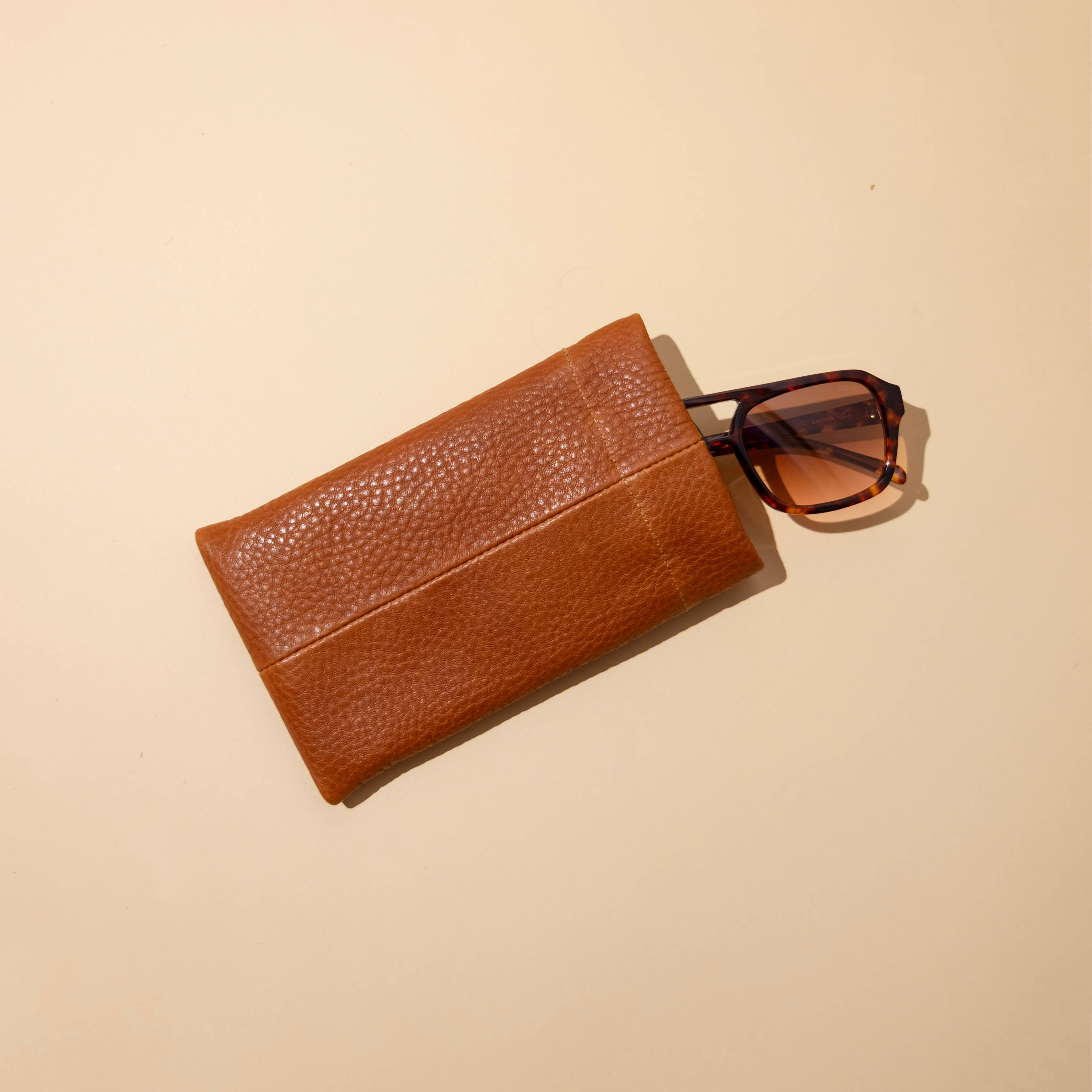 Leather Sunglasses Case