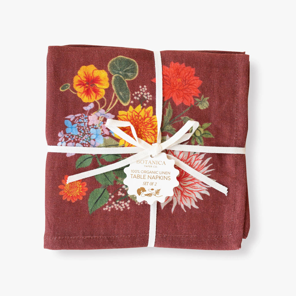 Russet Linen Table Napkins