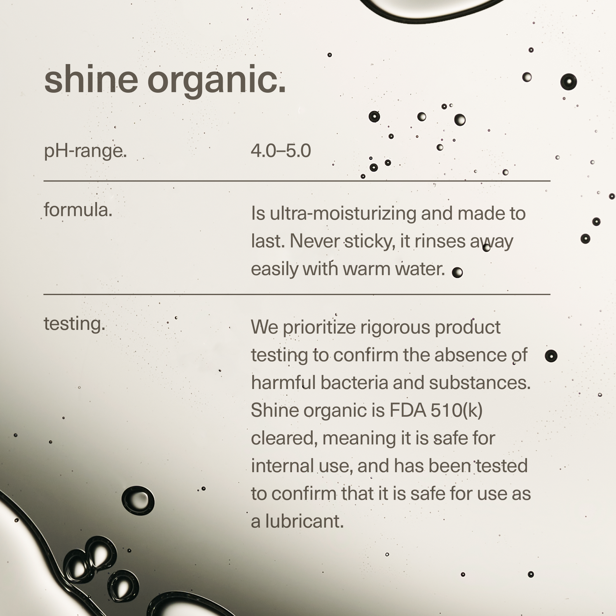 Shine Lubricant
