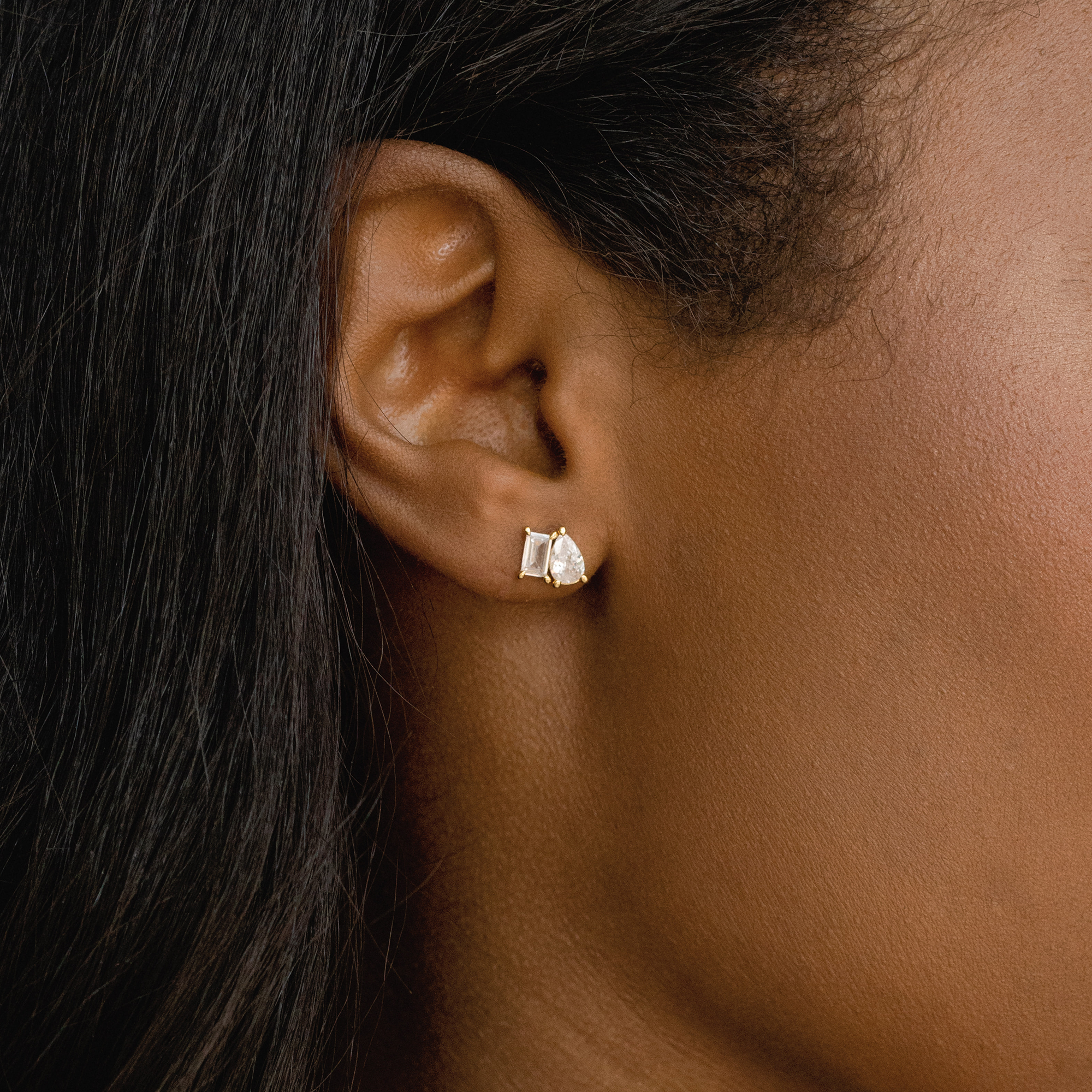 Toi et Moi Studs Earrings