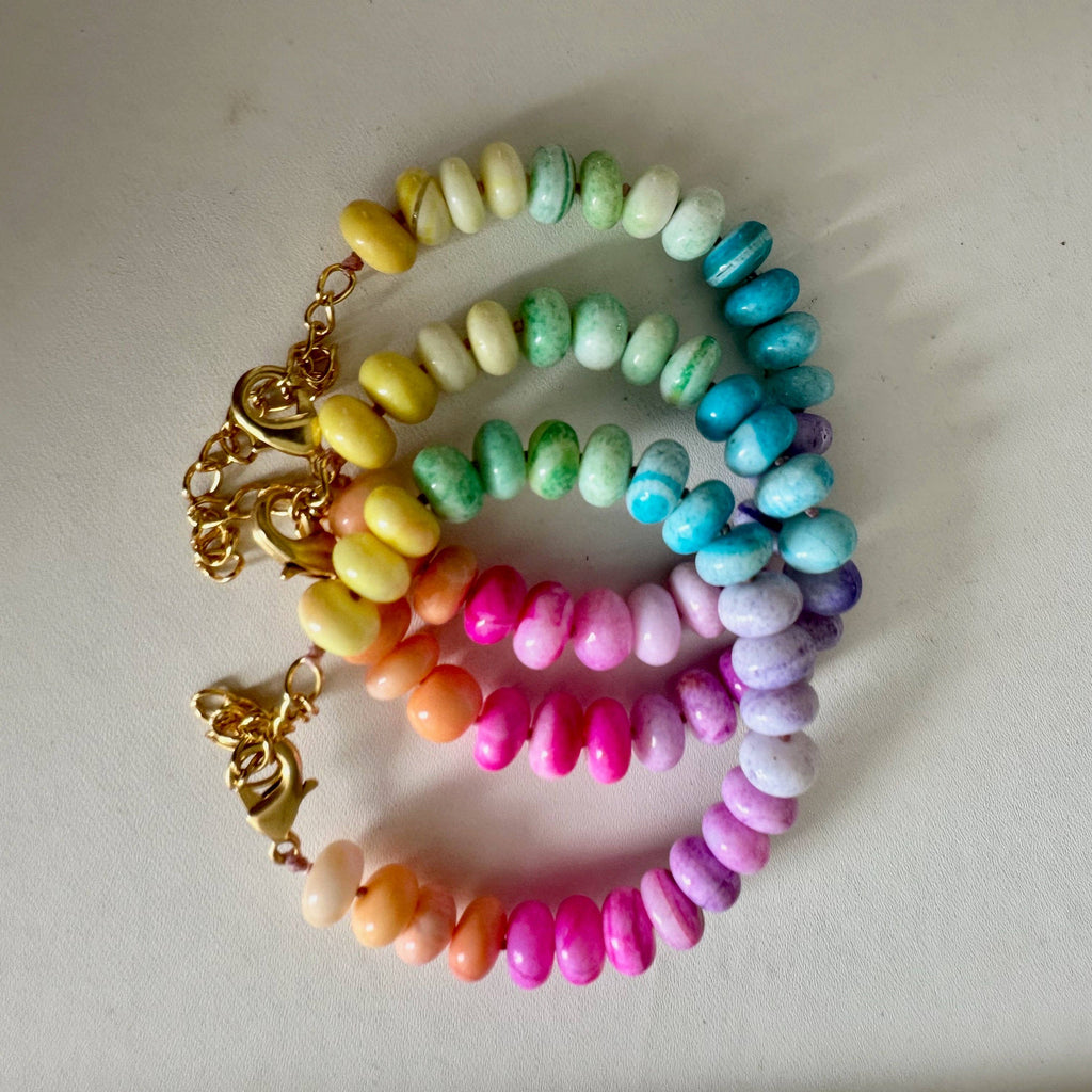 Peruvian Opal Beaded Bracelet