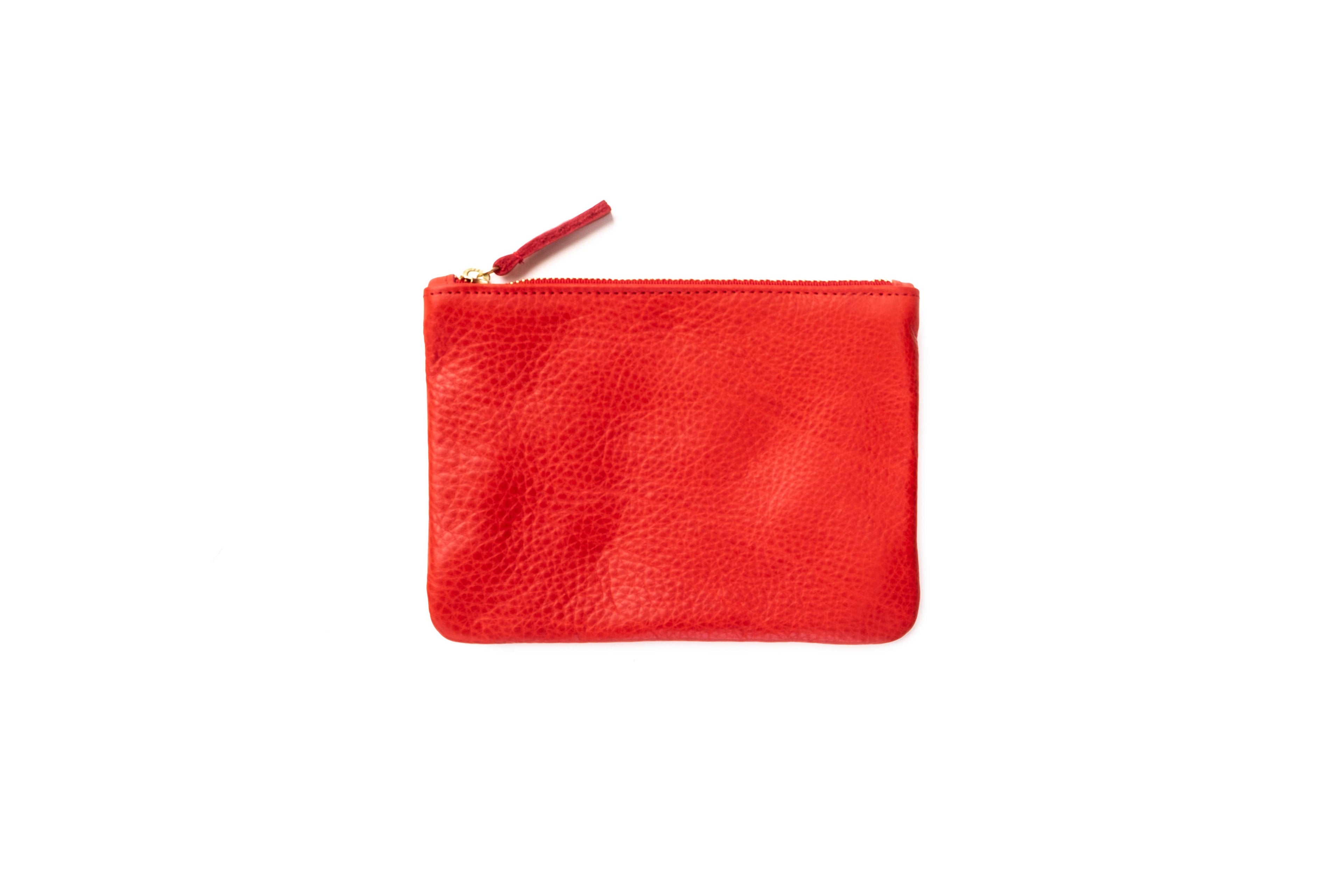 Leather Zipper Pouch