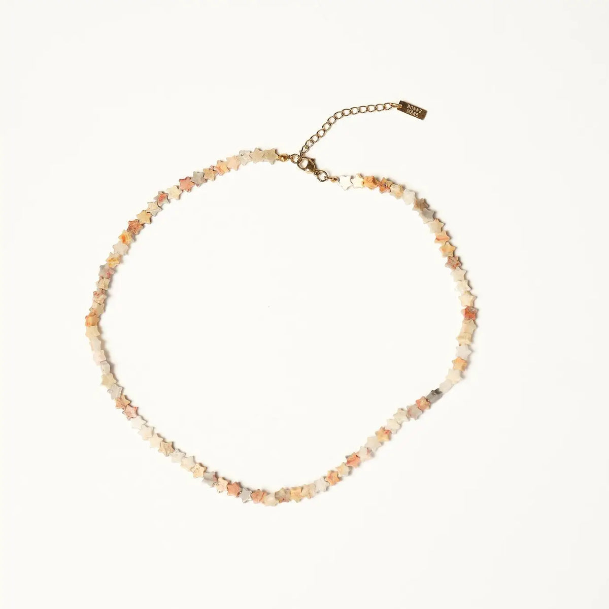 Poppy Star Necklace-Crazy Agate