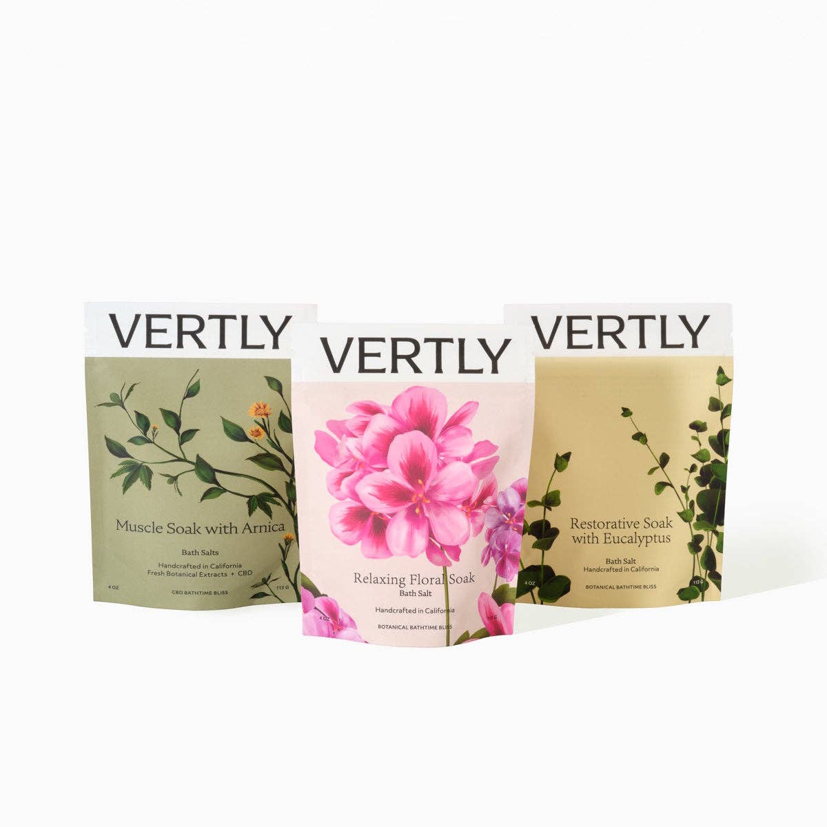CBD Mini Bath Soak Trio