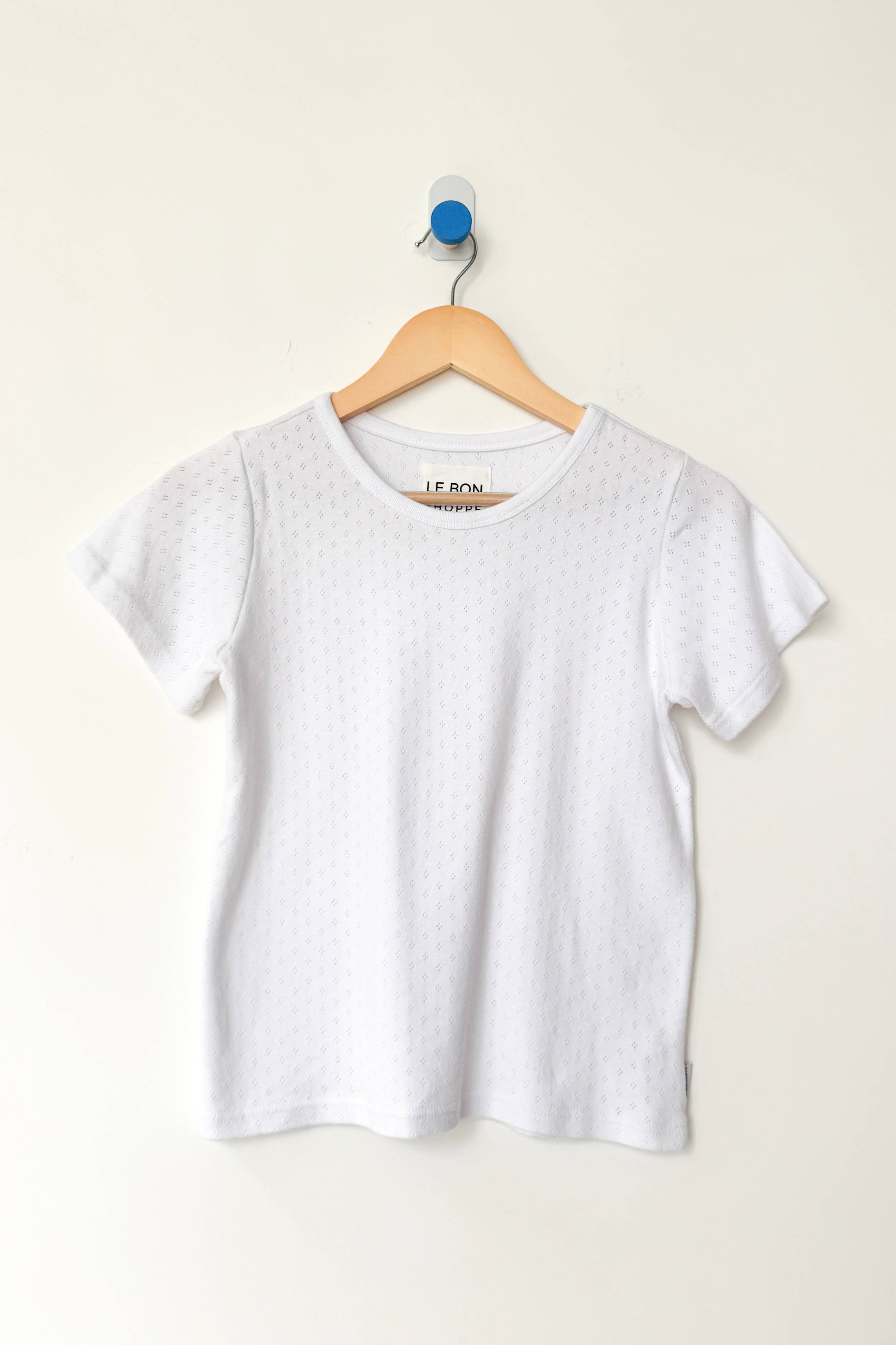 Pointelle Babe Tee