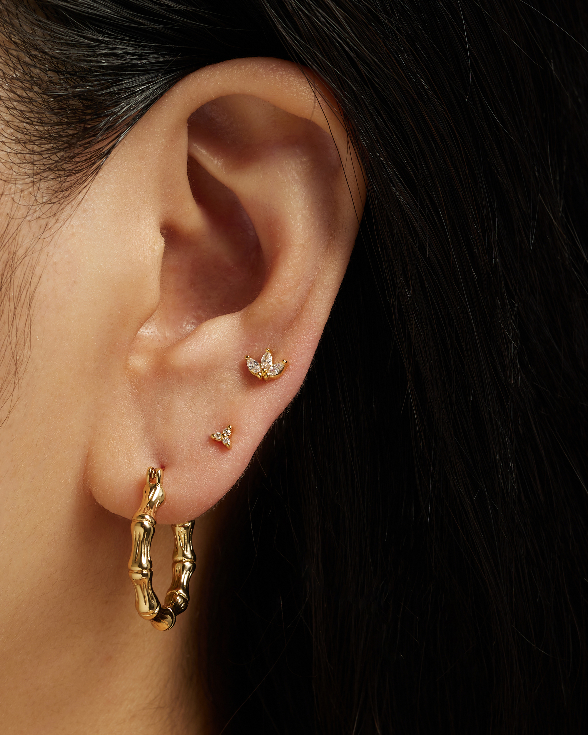 Katie Trinity Studs Earrings