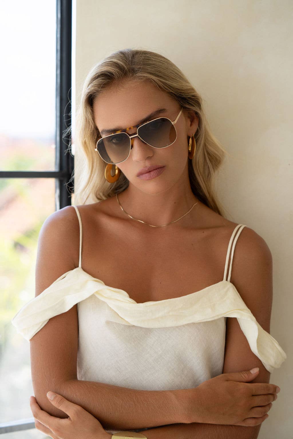 Logan Aviator Unisex Sunglasses