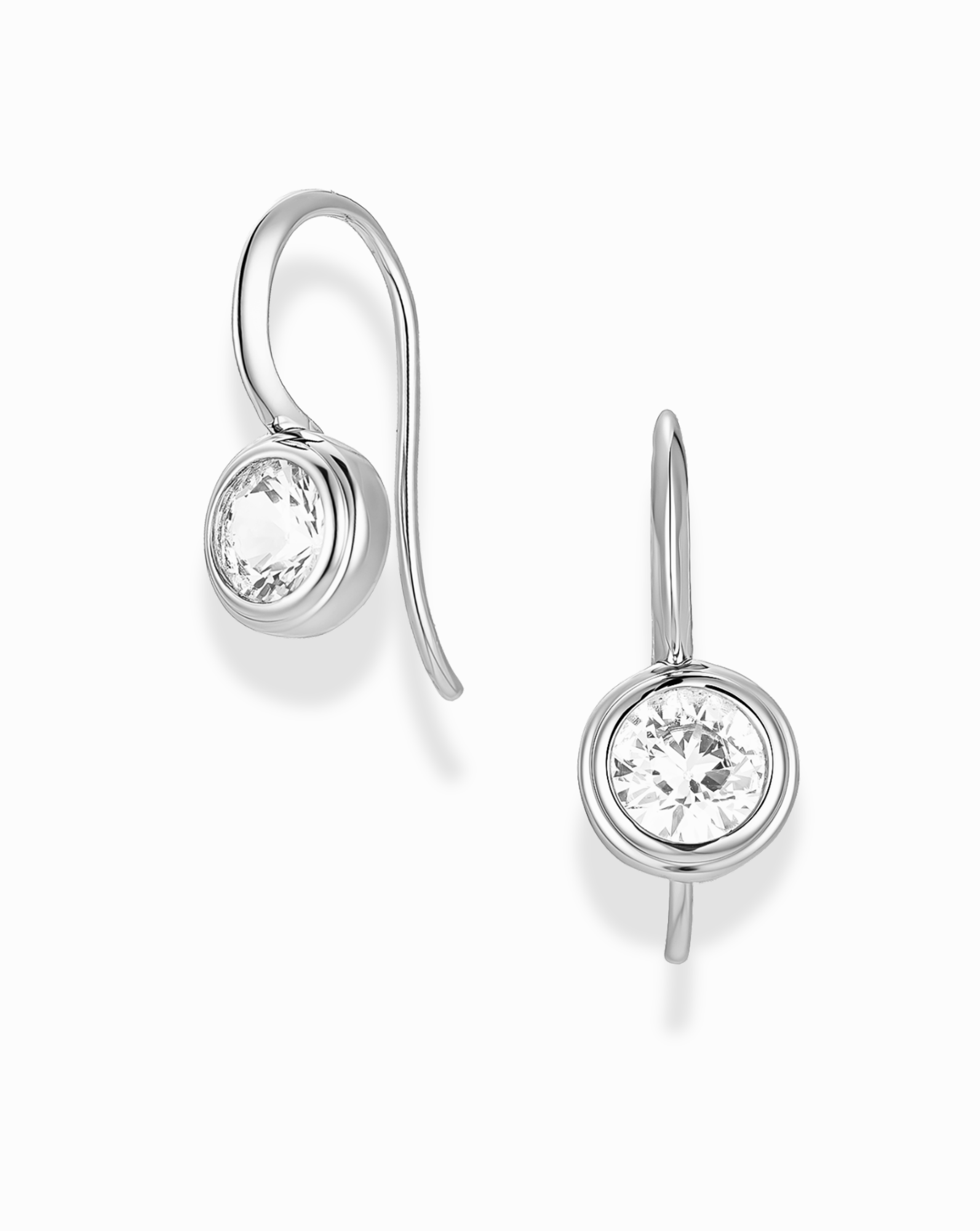 Vera Round French Hook Earrings