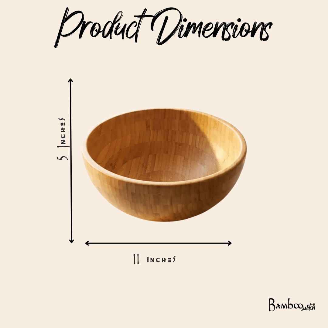 Bamboo Serving Bowl