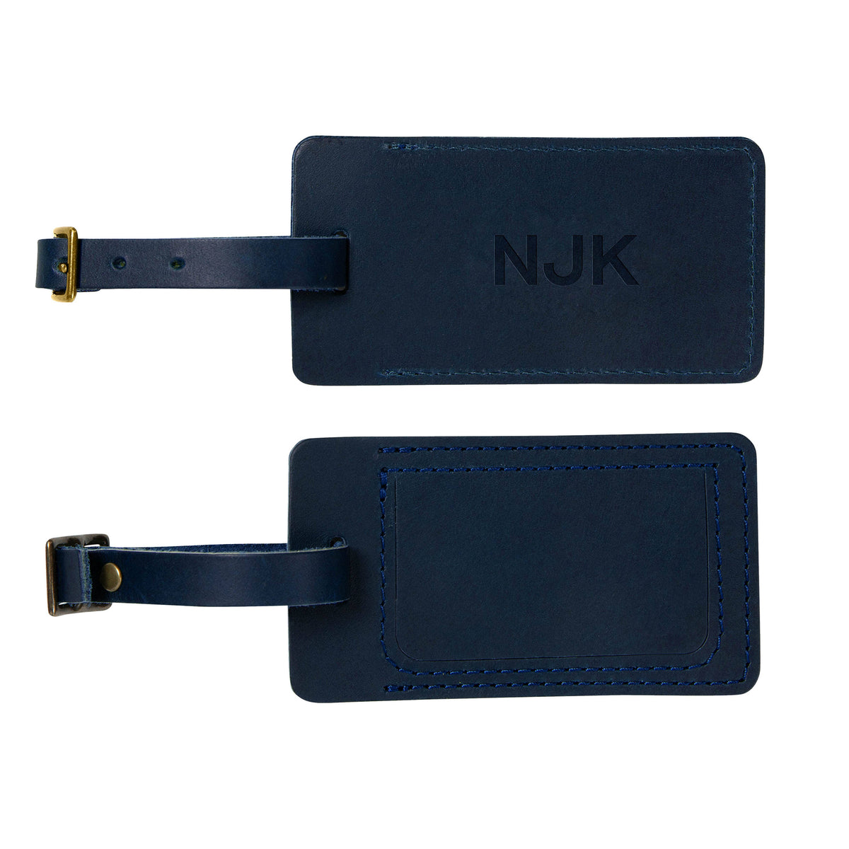 Leather Luggage Tag with Insert
