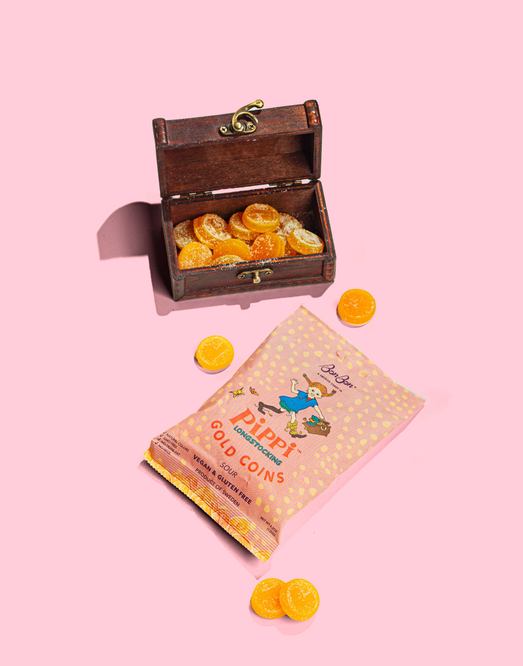 Pippi Longstocking Gold Coins Swedish Candy