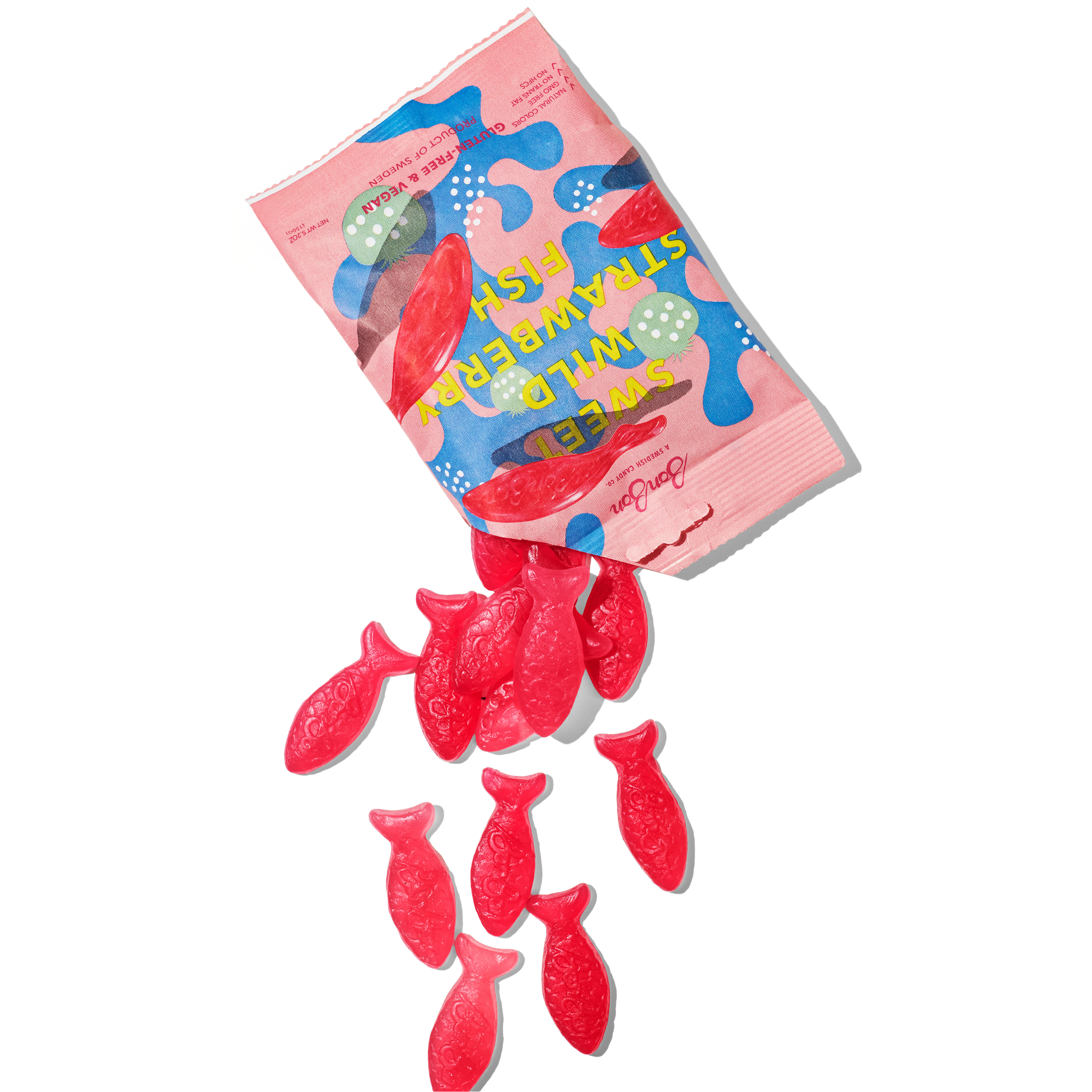 Sweet Wild Strawberry Fish Candy