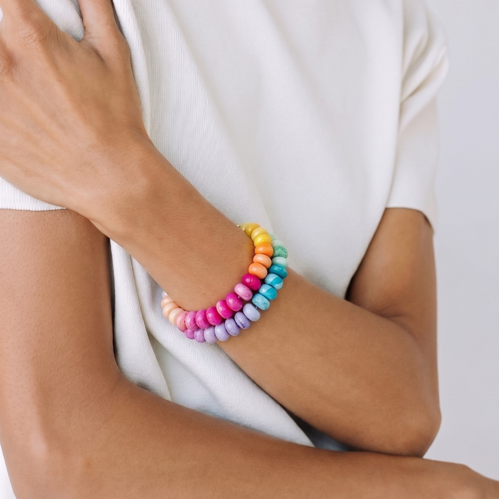 Peruvian Opal Beaded Bracelet